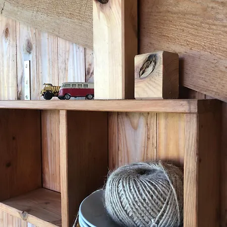 Wilde Möhre Bauwagen Sommerküche Draussen Abenteuer Carmzow-Wallmow