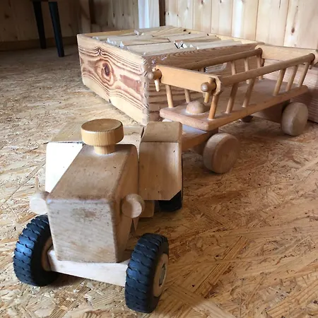 Ferienhaus Wilde Möhre Bauwagen Sommerküche Draussen Abenteuer