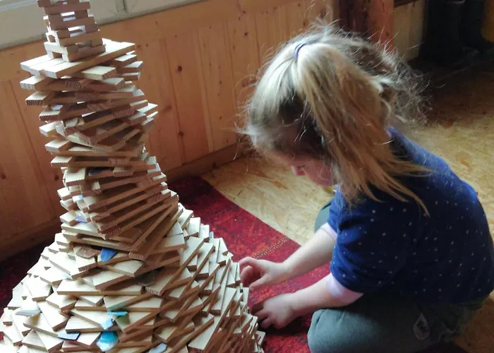 Prázdninový dům Wilde Moehre Bauwagen Sommerkueche Draussen Abenteuer Carmzow-Wallmow